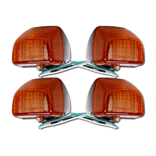 Luces intermitentes delanteras y traseras para motocicleta, lámpara de señal de giro para HONDA CBR250RR MC22 / CBR400RR NSR250SE VFR400 RVF400, 2 pares