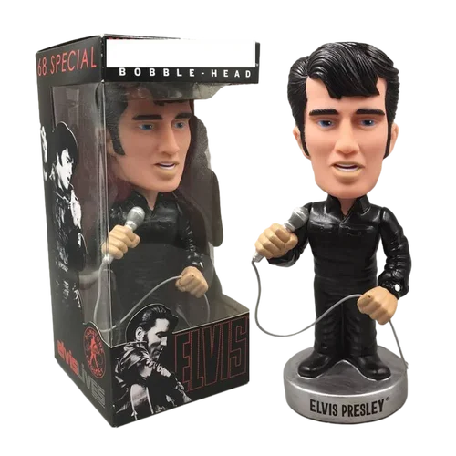 Imagen 1 del producto Nodding Elvis Shake Head-Muñecas para salpicadero de coche, accesorios de decoración, juguete con cabeza de Bobble para automóviles, estilo de coche