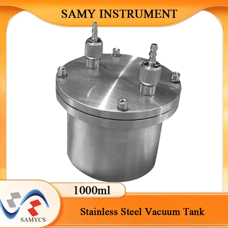 

1000ml Stainless Steel Grinding Jar Seal Pot Vacuum Tank for Laboratory 8L Planetary Ball Mill Machine Powder Grinding