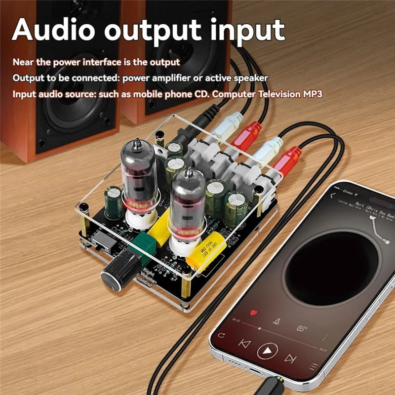 Audio Amplifier 6J3 Vacuum Tub - огляд і ціна Diy Speaker
