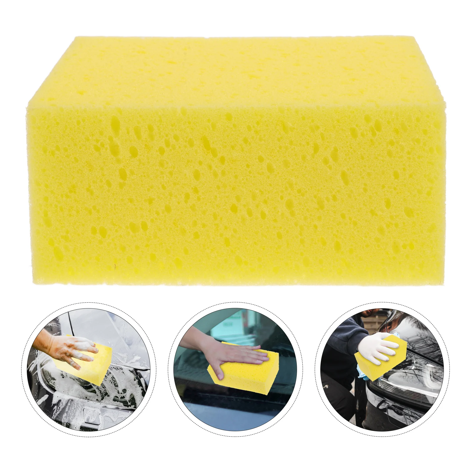 

Car Wash Sponge Big Sponges Clean Auto Detailing Cleaning Kit with Wrapped Soft for Washing