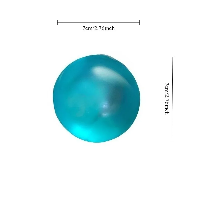 Mainan Squishy Maltosa Biru Anti Stres Sensorik Fidget Toy Lembut Simulasi Transparan Maltosa Biru Mainan Dekompresi Lambat Mengembang