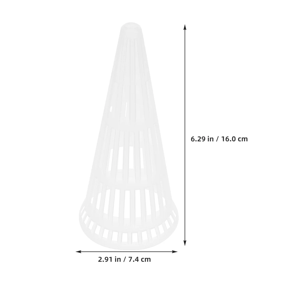 5 Pcs Hydroponic Seedling Pots Mesh Net Cups for Plant Drainage Gardening Tools Transparent Durable Design