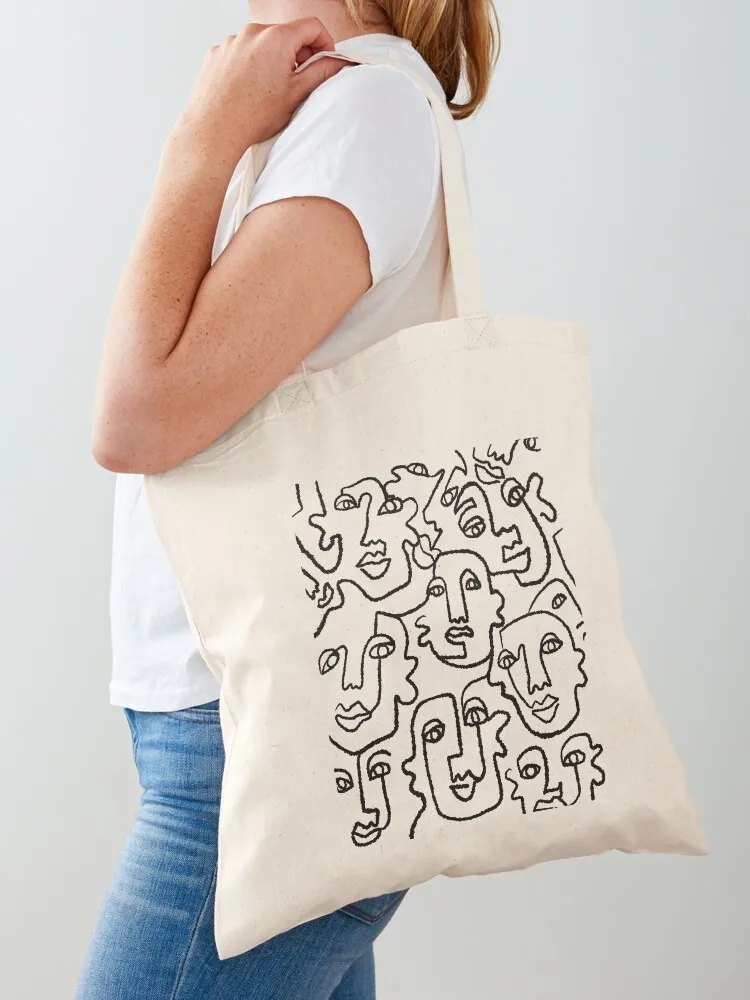 Abstract faces (#2) Tote Bag Canvas bag for women cute tote bag Women's bags the tote