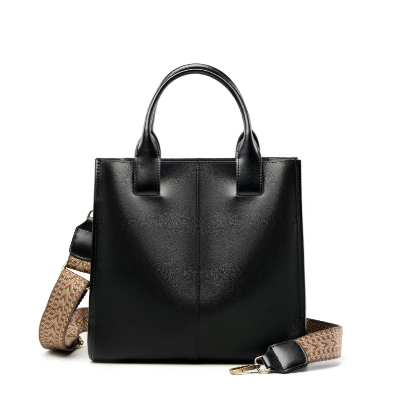 

Female Genuine Leather Handbags Women Shoulder Crossbody Bag Vintage High-capacity Tote Bag Minimalist Luxury Bag