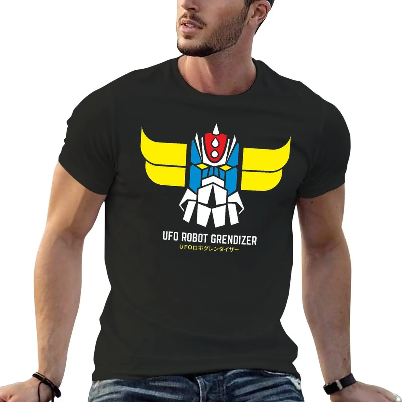 Mechas 02 mazinger Z STEEL Jeeg Robot Kotetsu Dark Great 9เสื้อยืดแคมเปญสดเสื้อยืดกราฟิกวินเทจขนาดตลกท่องเที่ยว