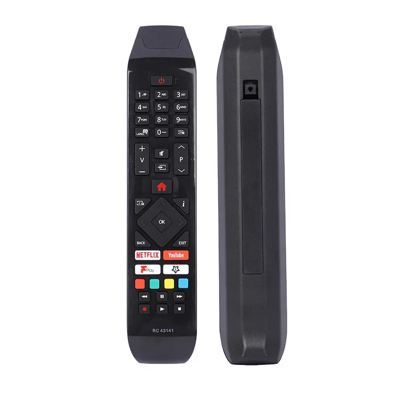 Botones Fplay de Netflix Youtube con control remoto de TV Hitachi RC43141 originales