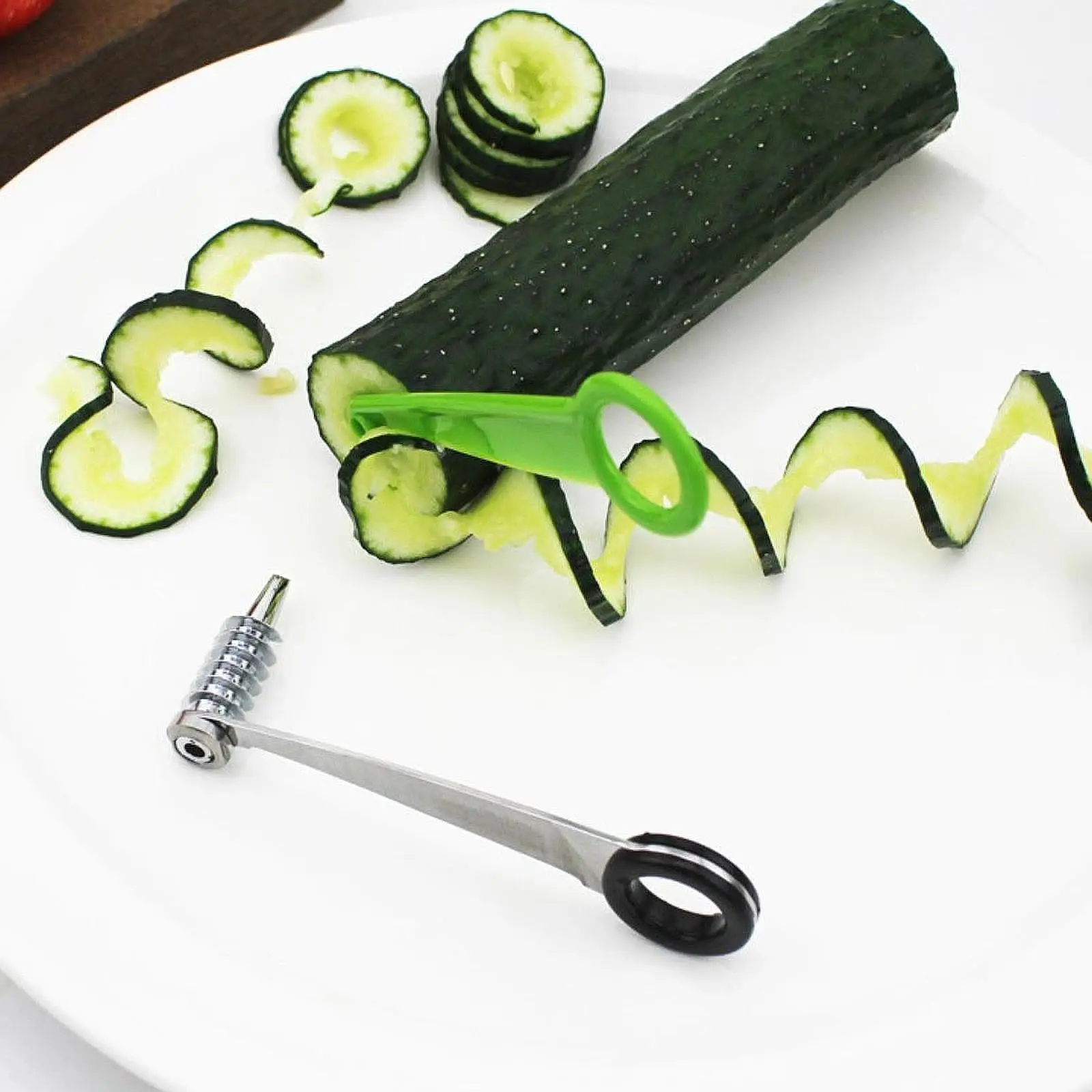 Спиральная слайсер, многоразовый кухонный инструмент, резак для пикника, барбекю, дома