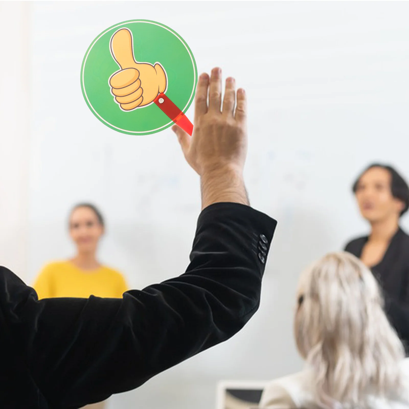 

1pcs Thumbs Up Thumbs Down Paddles Right Or Wrong Signs For Classroom Teaching Tools Student Answer Voting Supplies Plastic