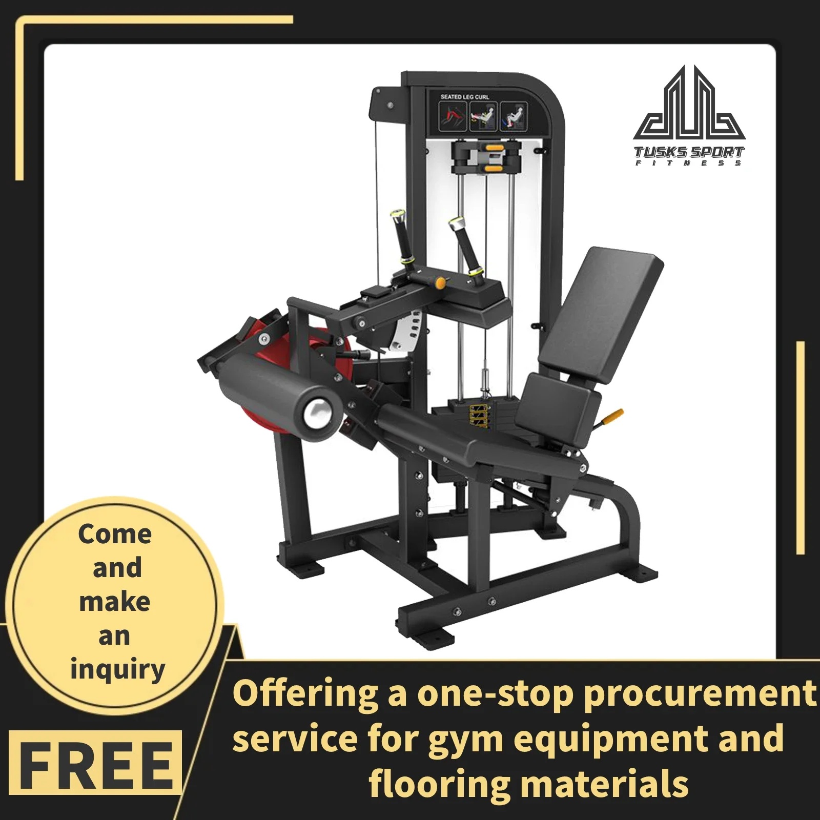 Good Price Strength Training Home Gym Bodybuilding Equipment Shein Pin Load Selection Workout Dezhou Leg Curl Machine For Club