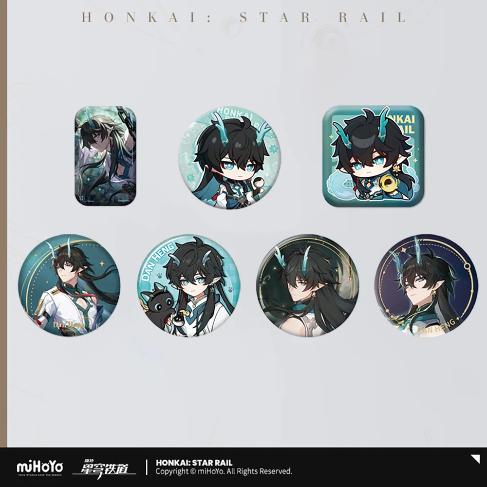 

Официальный значок Honkai Star Rail от miHoYo Dan Heng Imbibitor Lunae, коллекция аниме
