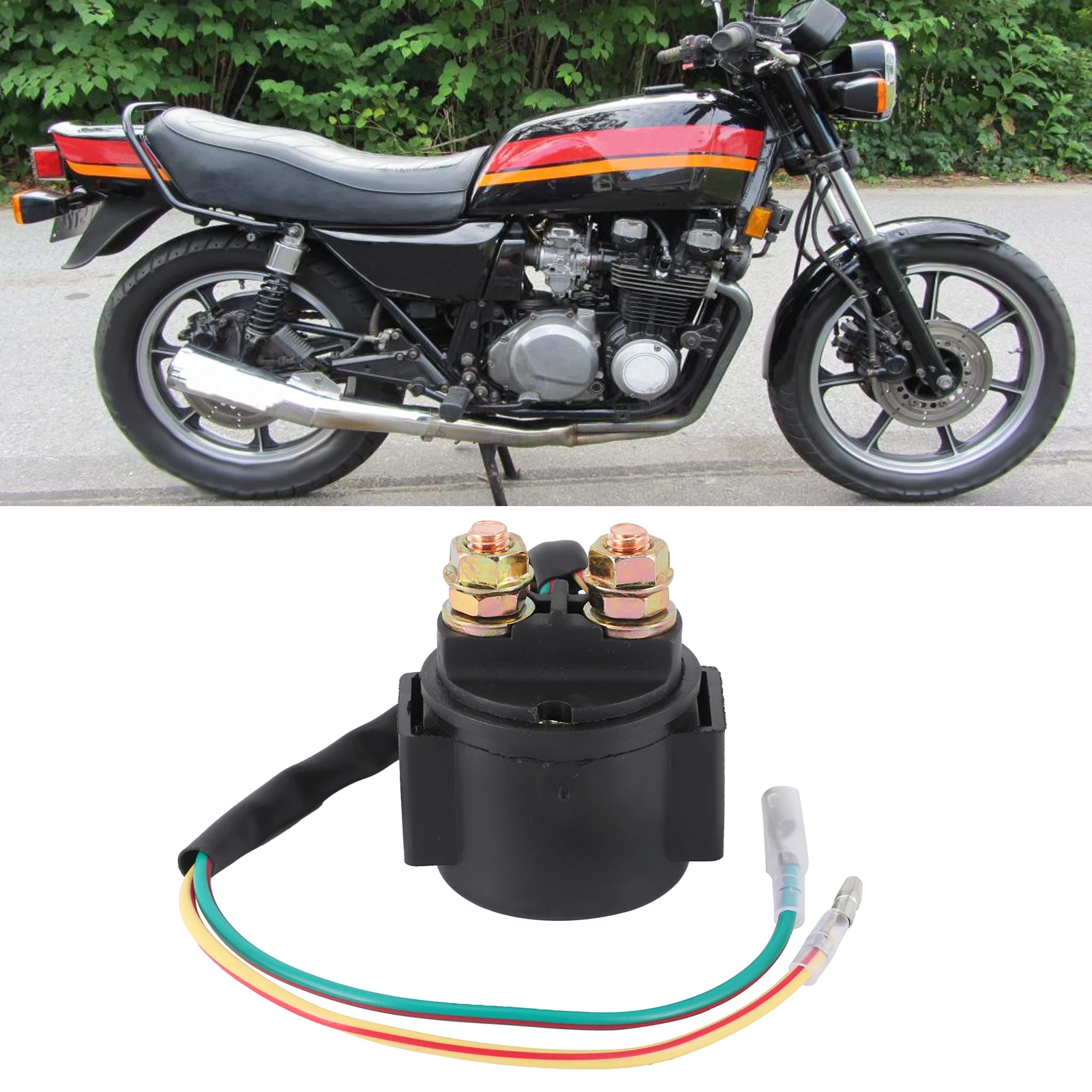 Starter Relay Solenoid Motorcycle Accessory Parts Fit for  TRX250EX TRX400EX Starter Relay for  Starter Relay Solenoid