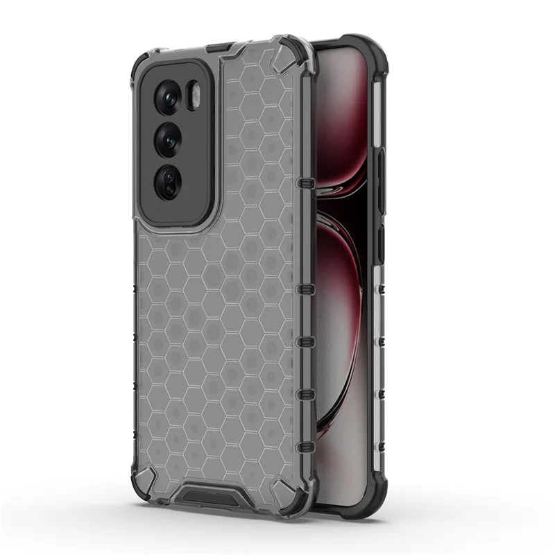 Voor Oppo Reno12 Case Oppo Reno12 5G Cover Honingraat Stijl Bumper Schild Beschermende Rug Telefoon Hoesjes Voor Oppo Reno 12 Pro Funda