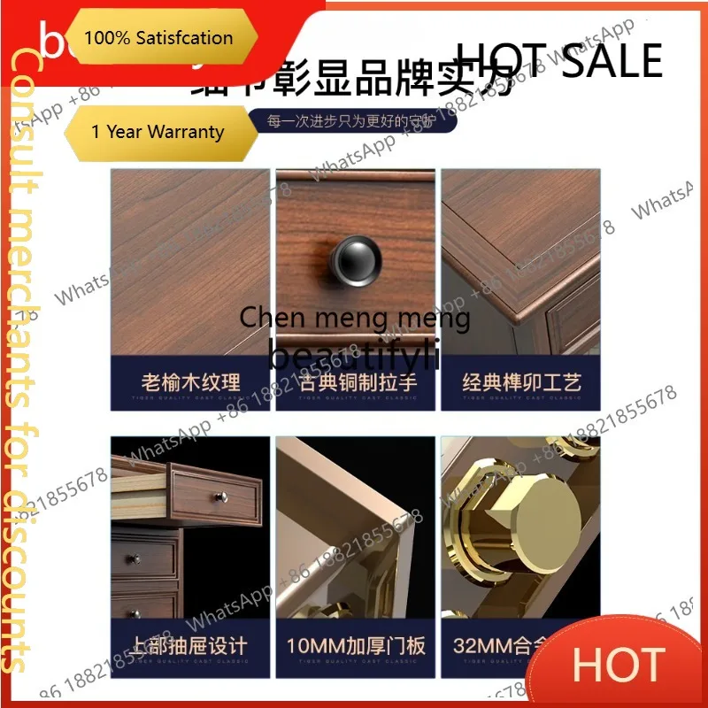 D5556 American solid wood invisible safe 63cm built-in smart fingerprint password all steel