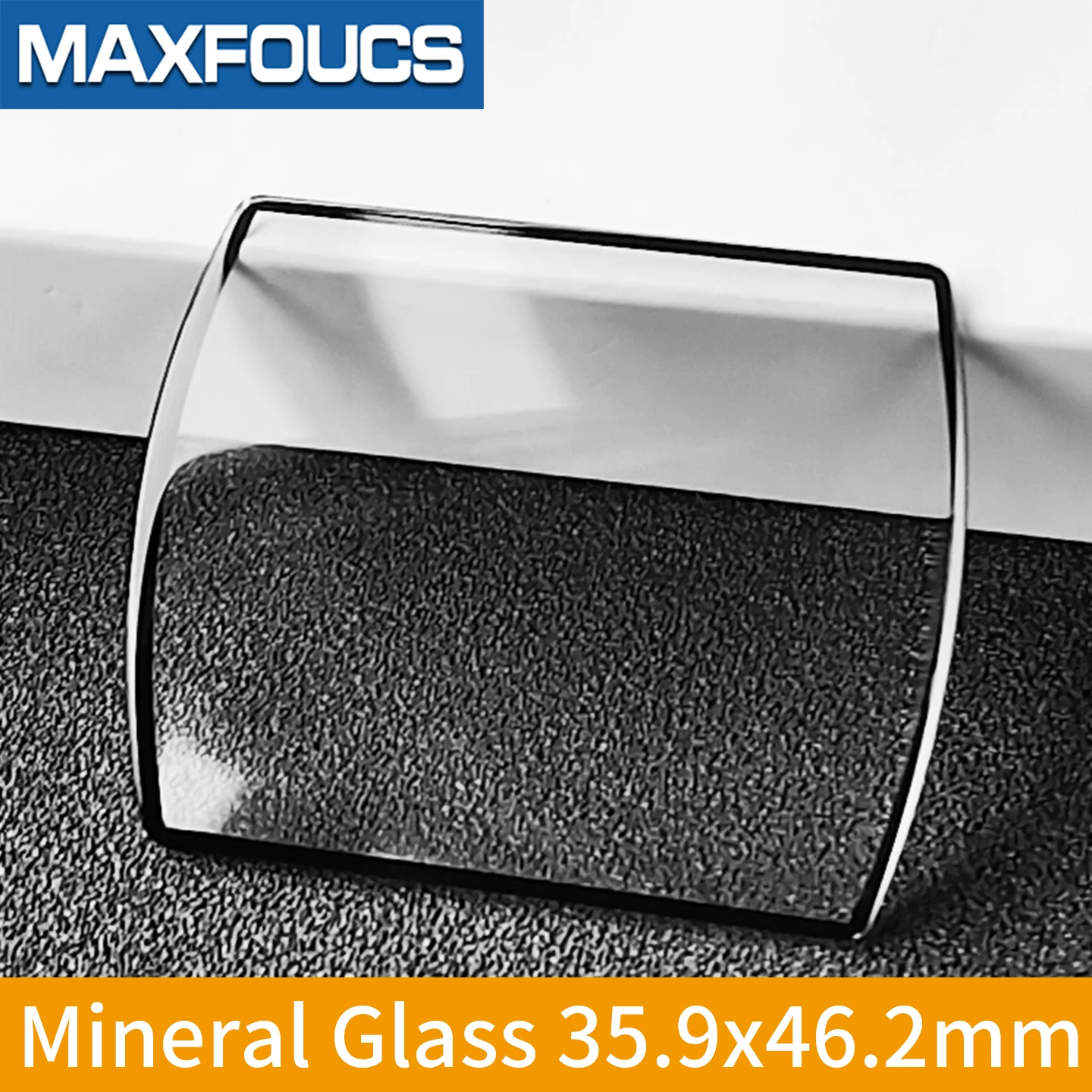 47 x 45 mm/35,9 x 46,2 mm, quadratisches rotes AR-Mineralglas für Diesel-Dise-Uhrenkristall, kratzfeste Oberfläche, Ersatzteile – Detail 2
