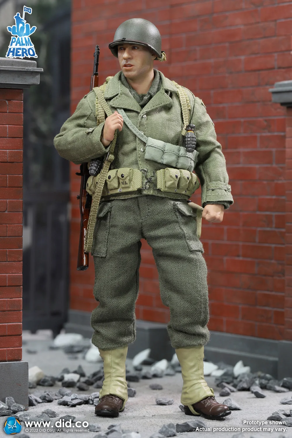 In Stock DID XA80011 WWII US Rangers Capazzo Figure Model 6'' Male Soldier Action Figure Body Doll Full Set Collectible Toy 1/12