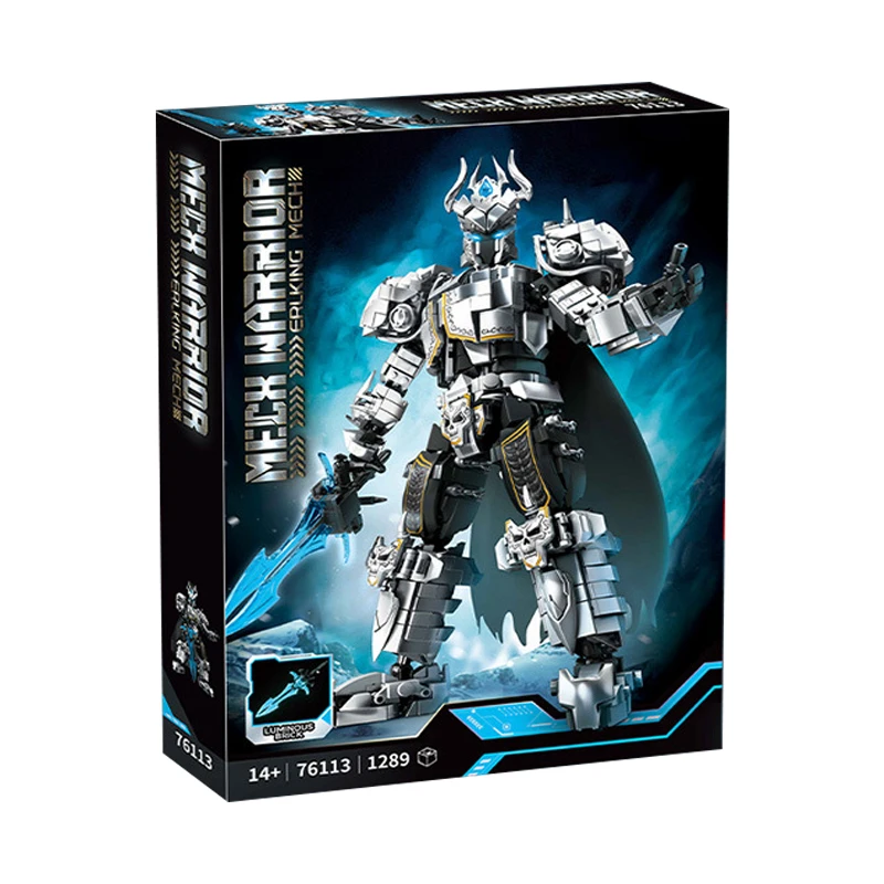 

IN STOCK 76113 MOC Creativity Lich King Mech Building Blocks robot Bricks Assembling Toys for Boys Christmas Gift Set