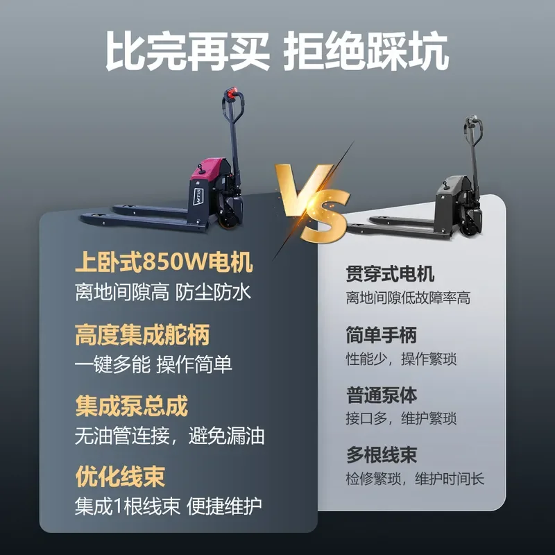 for Linde Lead Acid Lithium Battery Forklift Hydraulic Pallet Truck Diniu Small 1.5 Ton 2 Ton Forklift