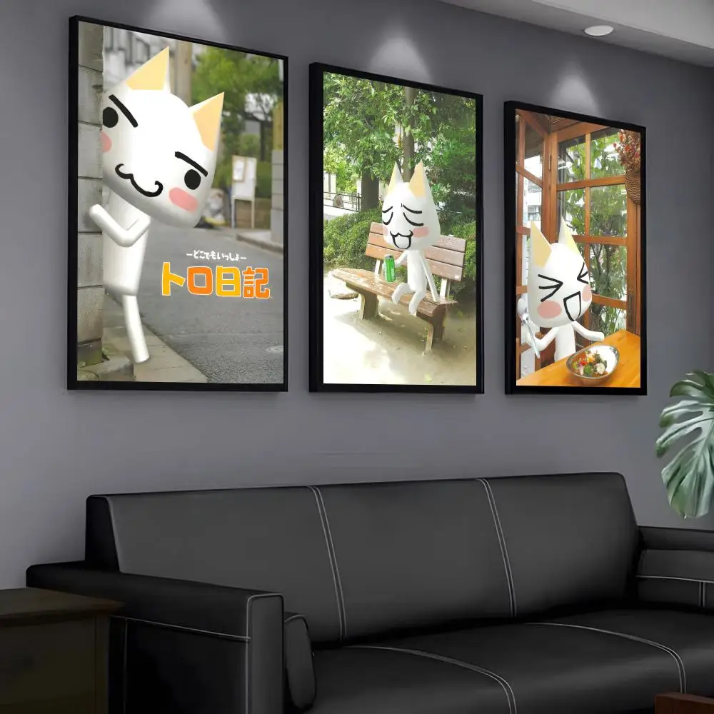 D-Doko Demo Issyo L-Inoue Toro Poster HD Art Sticky Wall Waterproof Home Living Room Bedroom Bar Aesthetic Decoration