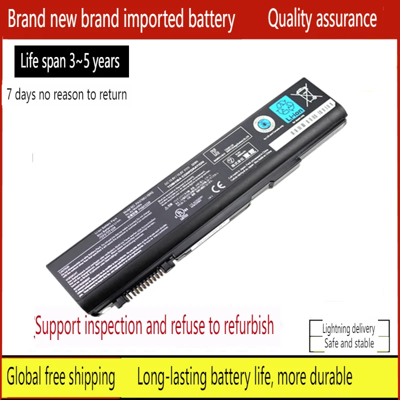 

New Laptop battery of Toshiba PA3786U-1BRS PA3787U PA3788U-1BRS B550 S500 B551/E/C/B552/G B450 B452 K40 L40 L45 A11 M11 B451/D