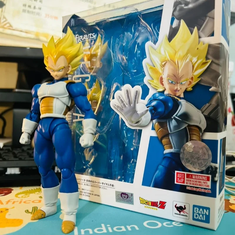 

Origina Bandai Dragon Ball Z S.H.Figuarts SHF Vegeta SUPER SAIYAN VEGETA DANGEROUS PRIDE Action Figure Model Toys Gift