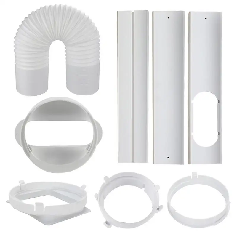 

Adjustable Window Kit Plate Exhaust Hose Tube Connector For Portable Air Conditioner Portable Window Air Conditioner Kit