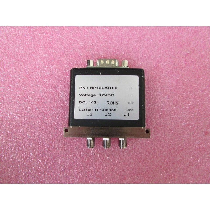 For RP12LAITL0 12V 18GHz TTL SMA RF SP2T RF Coaxial Switch (used Goods)