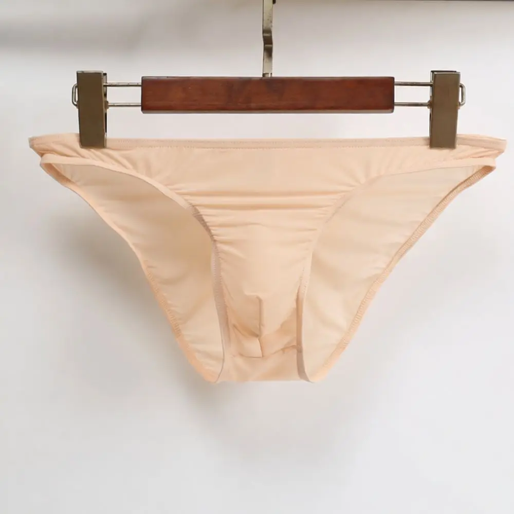 Sexy Mens Underwear Low Rise Briefs Transparent Breathable Panties Soft Pouch Supportive Fashion Daily Comfortable Shorts