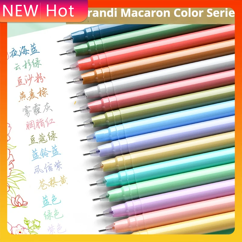 

High Appearance Retro Color Neutral Pen Marking Key Points Taking Notes Student Specific Multi-Color Pen Learning Good Things