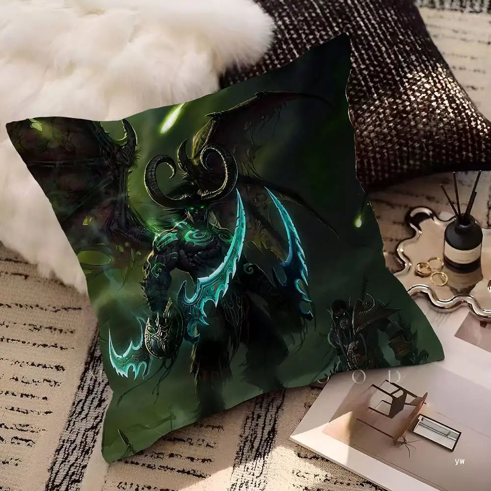 Explore the unknown W-World Of W-Warcraft Cushion Cover Pillowcase Upholstery Sofa Throw Pillow Home Decor Pillowcas