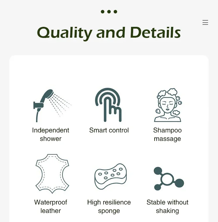 Shampoo bed Massage Bed  Sink Barbershop Salon Japanese Head Spa Shampoo Chair Ceramic Wash Basi