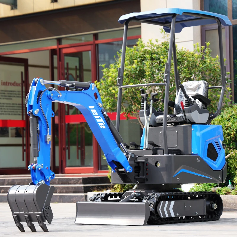 Agriculture tools Europe Mini Excavator 1 Ton Top Quality Small Digger Crawler small Excavator 1.2 Ton Customized Price for sale