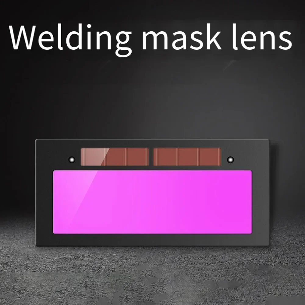 

1pcs 10.8x5cm Auto Darkening Welding Lens Solar Powered Welding Helmet Welder Mask Glass Welder Protective Lens