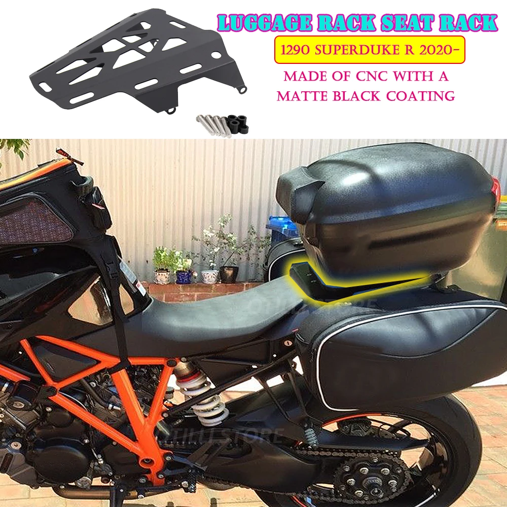 NEW Motorcycle Accessories Rear Luggage Seat Rack Cargo Rack Carrier For 1290 Superduke R 2020 2021