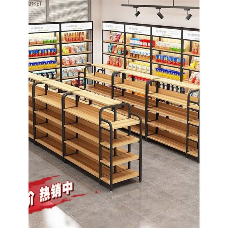 

Convenience store multi-layer shelf commissary hook snack commodity rack cabinet