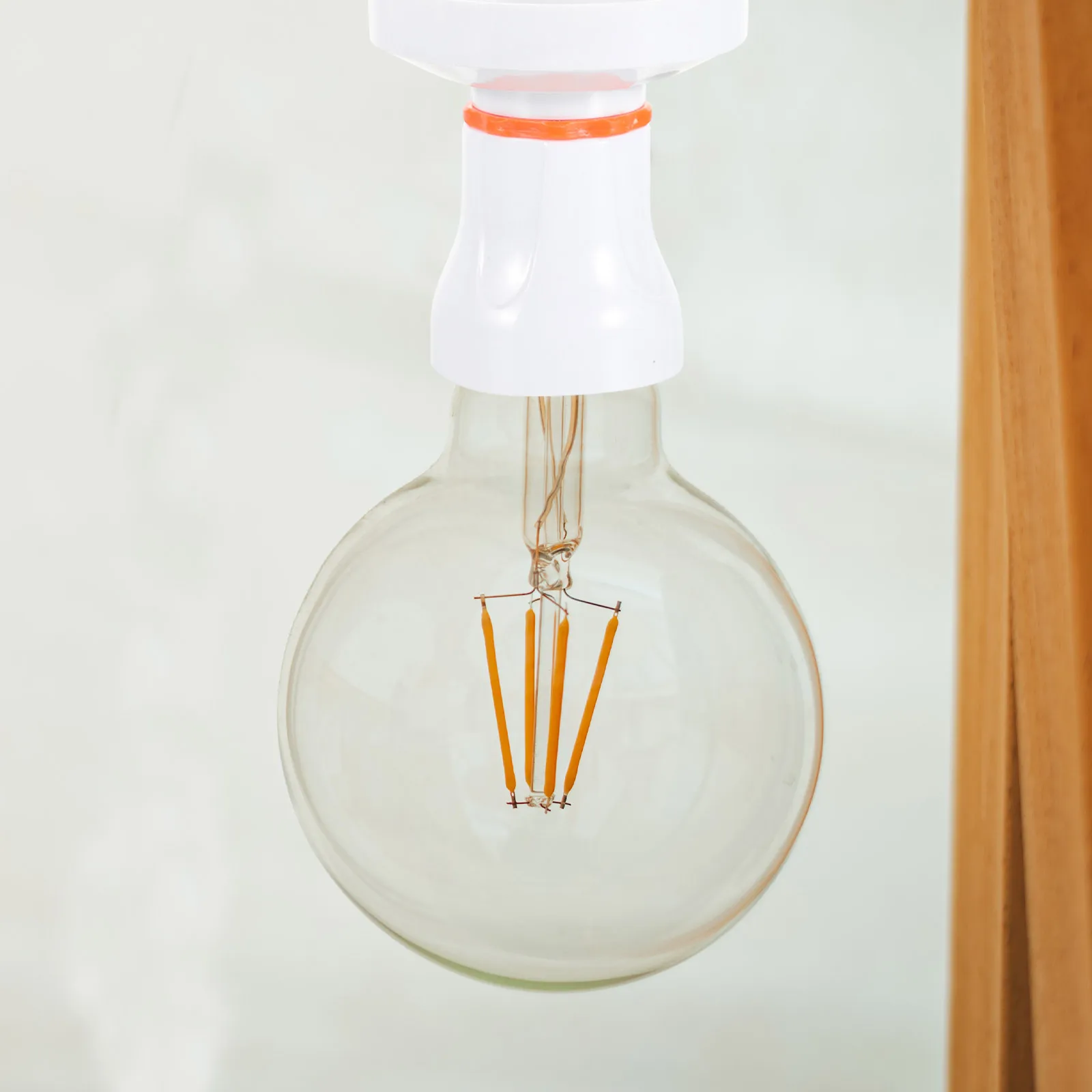 

2Pcs Dual Use Light Socket E27 B22 Base Premium ABS Bulb Holder Temperature Resistant for High Power Lamps Ceiling Lamp Socket