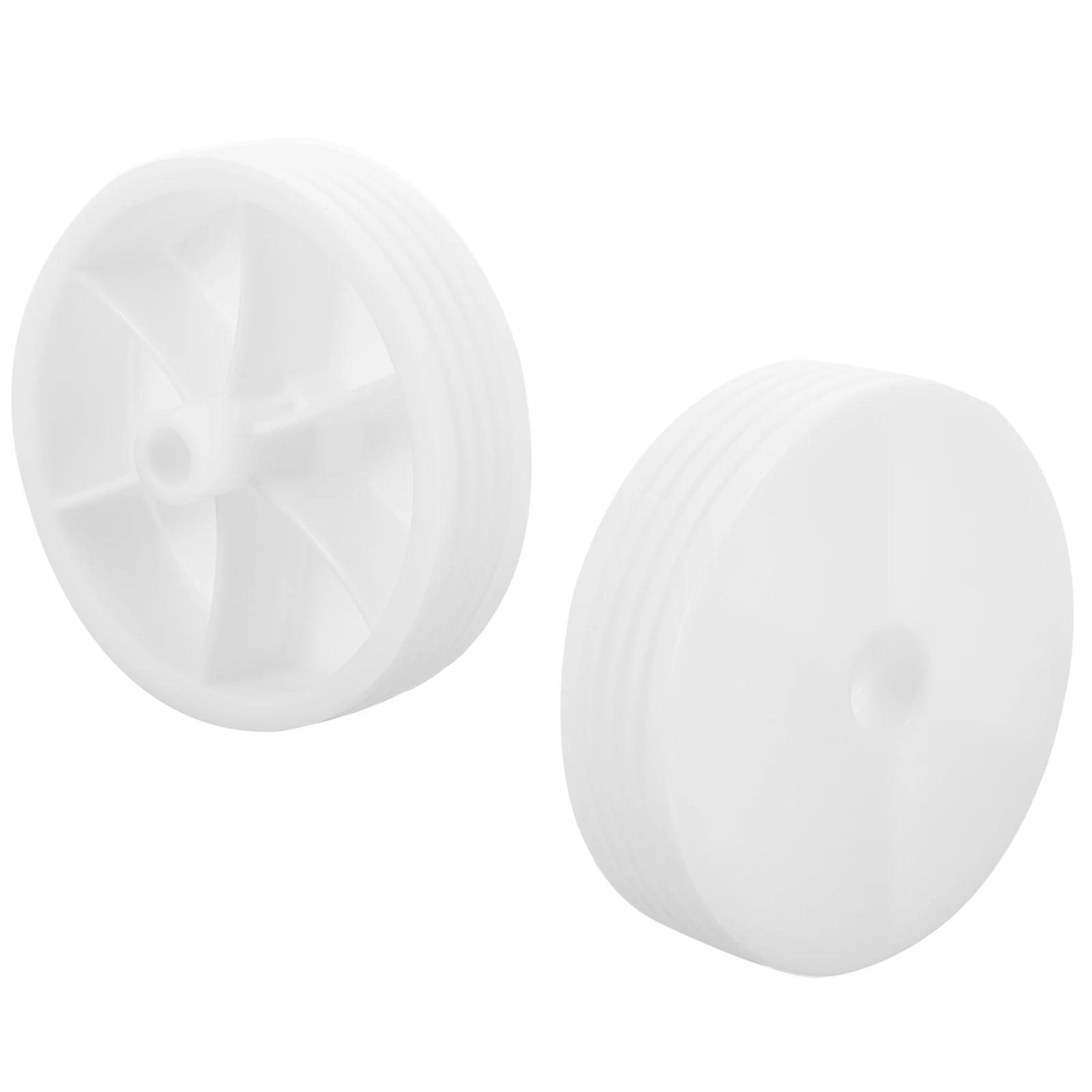 

2pcs Kids Training Wheels Durable Plastic Auxiliary Stabilizers Toddler Bicycles Replaceable Train Wheels Balance Safety White