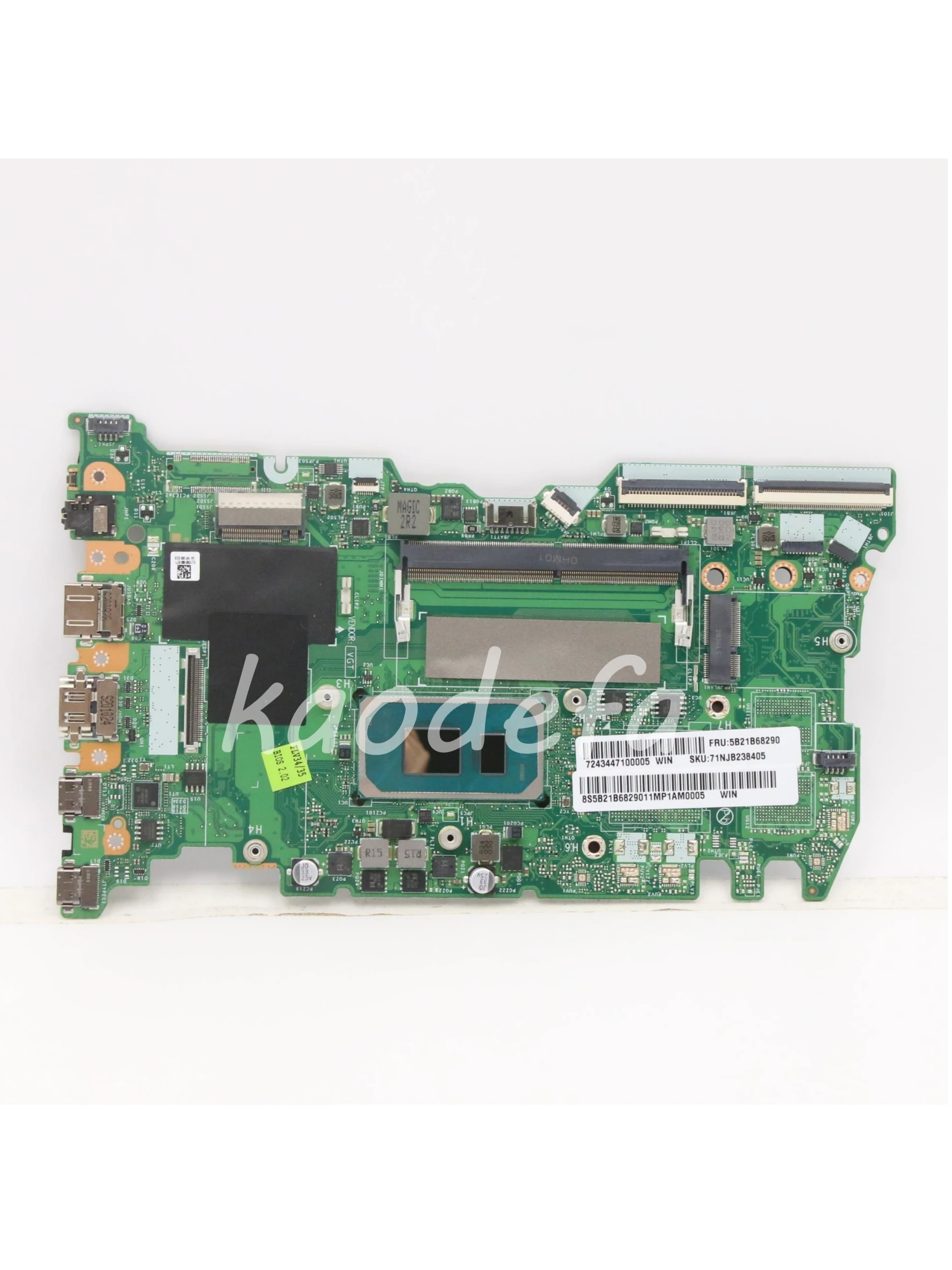 Imagem -03 - Laptop Motherboard para Lenovo Thinkbook 15 g2 Itl Flv35 La-k052p Cpu I31115g4 I5-1135g7 I7-1165g7 Ram: 8gb Ddr4 100 Teste ok