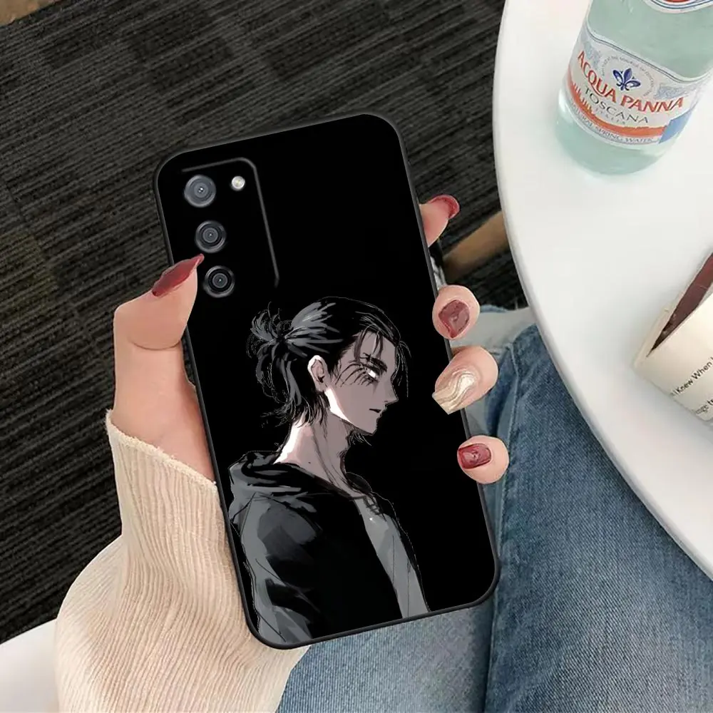 Phone Case For OPPO A5X A6X A5 A6 A17 A38 A53 A54 A55 A57 A58 A60 A74 A78 A92 A93 A94 A98 Cover Yeager A-Attack On Titan Eren