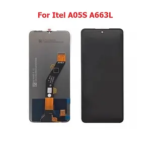 Bilashmart Itel A05S A663L LCD Display Touch Screen Digitizer Replacement Parts With Frame