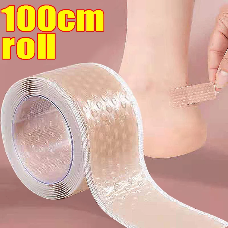 100cm/roll Silicone Anti Wear Stickers Heel Anti Friction Sticker Tape Women High Heels Foot Protection Sticker Shoe Accessories