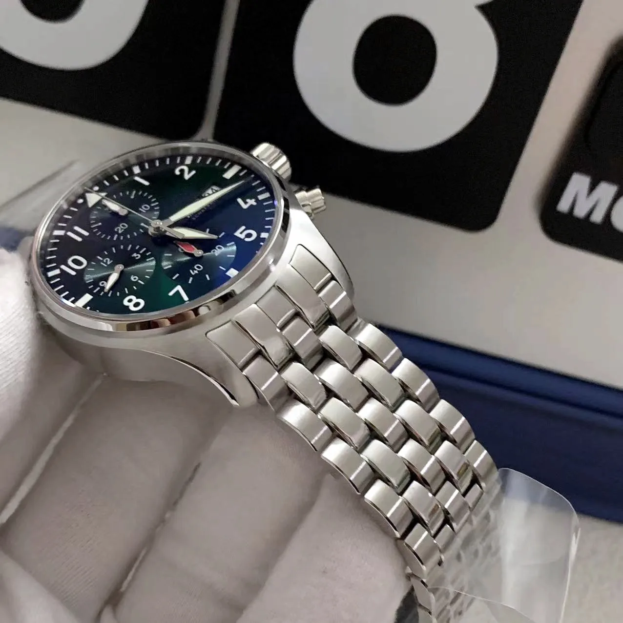 Premium/Quality/Solid/Steel/Bracelet/for/IWC/Mark/XX,/20mm/21mm/Quick/Release/Stainless/Strap/for/Pilot's/Watch