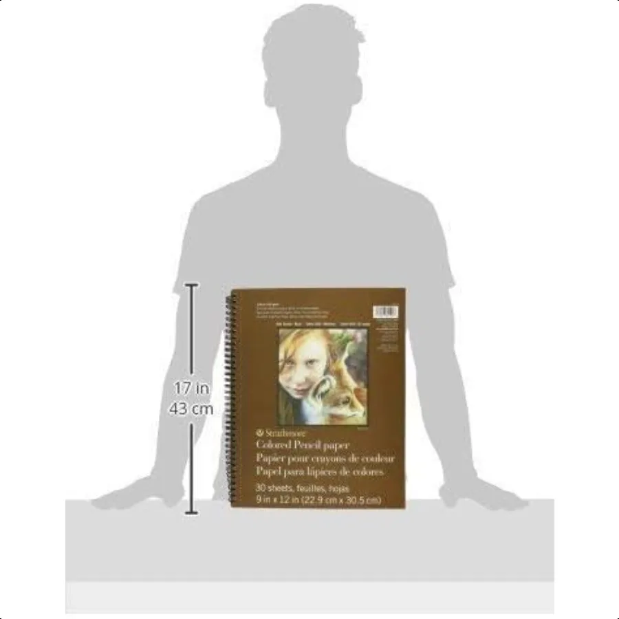 Farbstift-Spiralpapierblock 9 x 1230 Blatt 62477900 Weiß