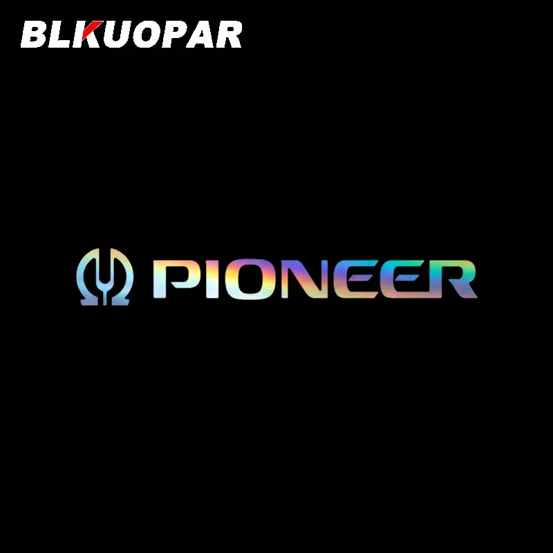 BLKUOPAR Pioneer Humorous Words Car Stickers Vinyl Car Wrap Decal Die-cut Waterproof Motorcycle Funny Laptop Personality Decals