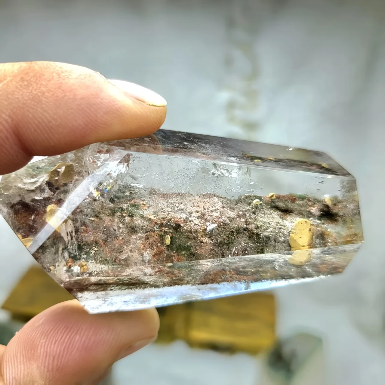 Cristaux de Quartz Fantôme Naturels Assortis pour la Décoration de la Maison, du Bureau ou de la Chambre – Cadeaux Géologiques Apaisants