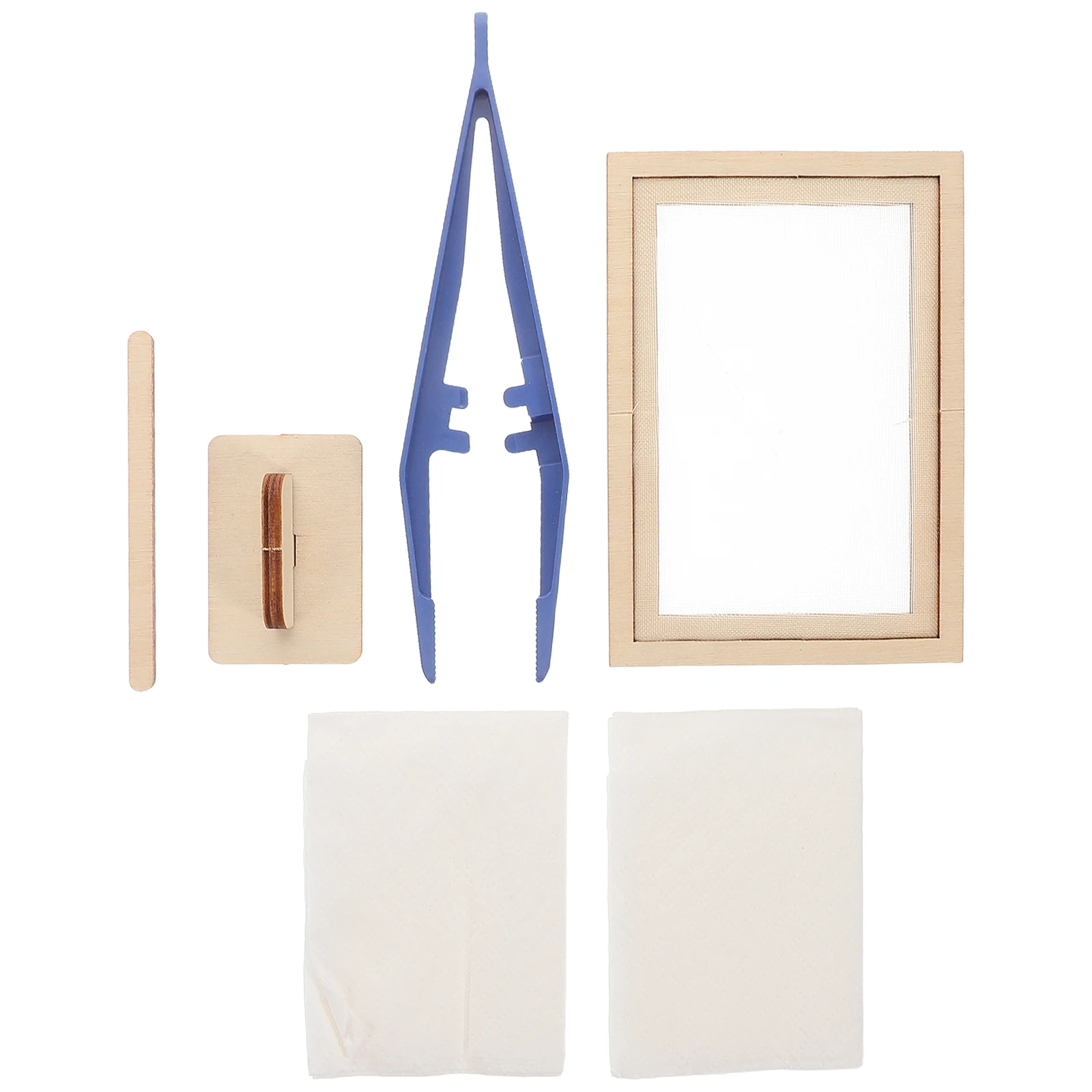 

Papermaking Children Diy Tools Assembling Crafts Dry Pulp Kit Technology Assembly