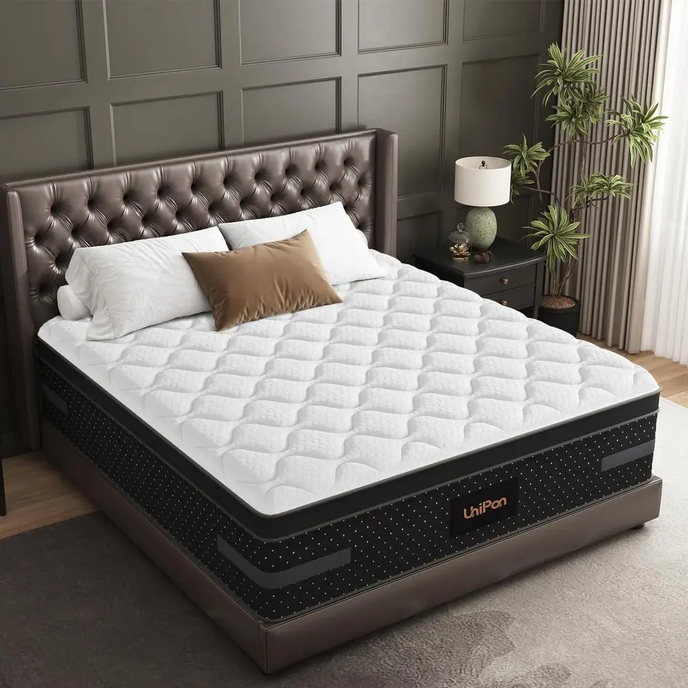 

Inch Firm King Mattress, Hybrid Mattresses Hotel Collection with Extra Back amp Hip Support, Deep Sleep amp Zoned Support, Fibe