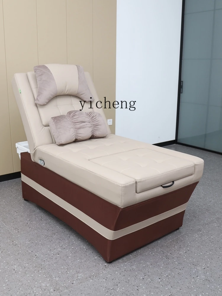 ZC Head Therapy Shampoo Chair Quick Heating Constant Temperature Water Circulation Electric Lifting Pedicure Massage Facial Bed