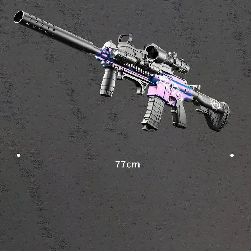 Pistola de balas blandas M416 volquete, pistola de juguete que se puede disparar, cargado manualmente, Rifle de asalto, submetalladora, modelo, regalo de cumpleaños y Navidad 2025