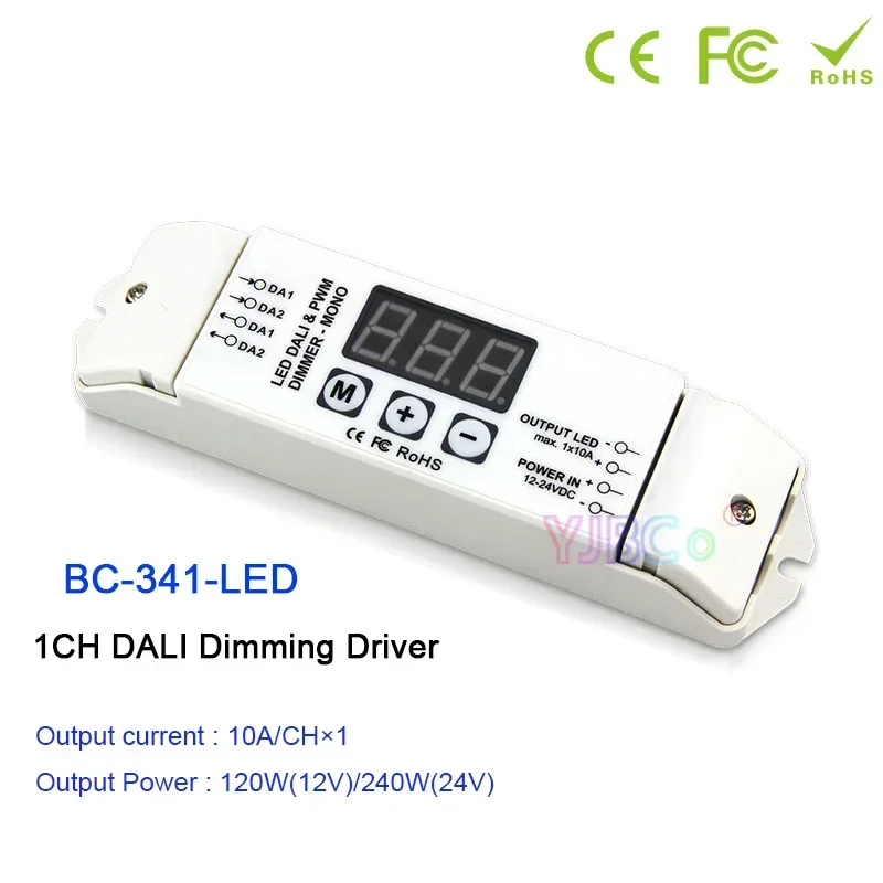 Imagem -04 - Dimming Signal Controller para Led Strip Única Cor Rgb Rgbw Escurecimento Driver 12v24v 1ch 3ch 4ch